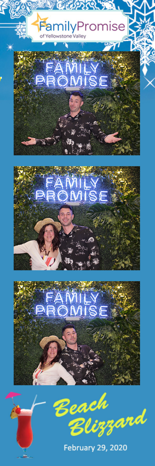 Beach Blizzard Party for a Promise- A Toast To 15 Years! | View more photos from the event at gallery.photoboothbillings.com/u/PhotoBoothBillings/Beach-Blizzard-Party-for-a-Promise-A-Toast-To-15-Years